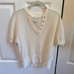 Varley Callie Knit - Button-Up Top